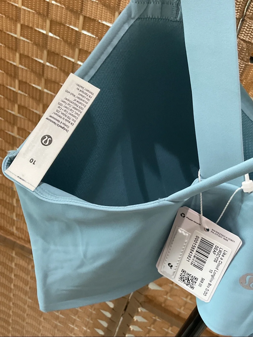 lululemon athletica Like a Cloud Longline Bra SEAF 10 D/DD